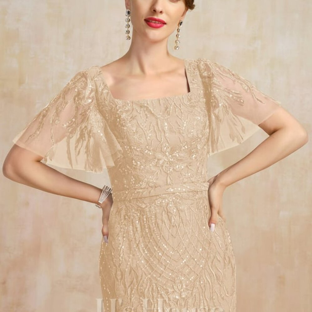 JJ"s House Mother of the Bride/Groom Champagne sz 16 NWT